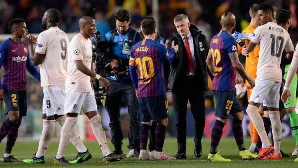 سولشاير: ميسي وراء خروجنا من دوري أبطال أوروبا