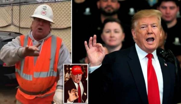 بالفيديو... عامل بناء أمريكي يدخل عالم الشهرة بعد تقليده شخصية ترامب باحترافية