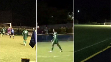 لاعب إنجليزي يطفئ الإنارة في الملعب بعد طرده من المباراة