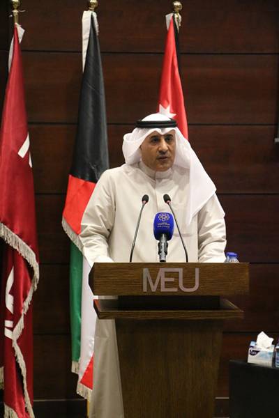 السفير الكويتي من  الشرق الأوسط : الكويت والأردن شقيقتان في العديد من القضايا و المواقف