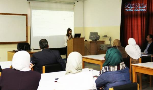 جامعة الزرقاء تقيم ورشة عمل حول كيفية استخدام قواعد البيانات
