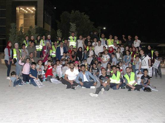جامعة الشرق الأوسط تحتفي  بأطفال جمعية عندي حلم