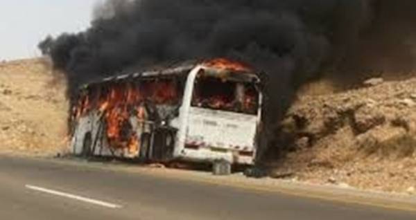 الأوقاف: احتراق حافلة معتمرين أردنية في مكة
