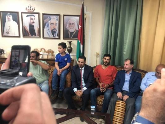 الافراج عن اردنيين احتجزا في سوريا مطلع الاسبوع الحالي (صور)