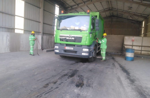 7565 طن نفايات ليلة ويوم العيد في عمّان