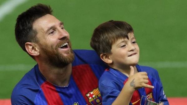 ميسي: ابني يفرح بأهداف ريال مدريد.. ويشجع ليفربول وفالنسيا