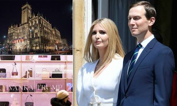 4 ملايين دولار حصة إيفانكا ترامب من أرباح فندق والدها بواشنطن