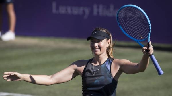 عودة قوية لشارابوفا في بداية مشوارها في دورة مايوركا