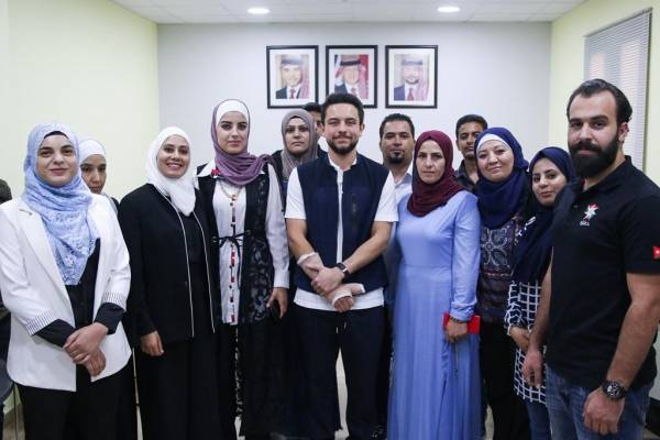 ولي العهد يفتتح مركز شباب ذيبان