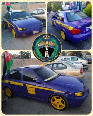 بالصور...الأجهزة الأمنية تضبط تكسي الغرام على طريق المطار في عمان