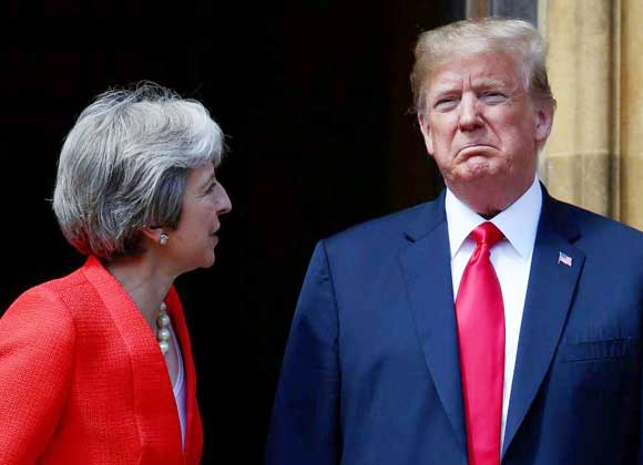 ترامب ينتقد بشدة إدارة تيريزا ماي لعملية بريكست ويعرب عن سروره لرحيلها القريب.
