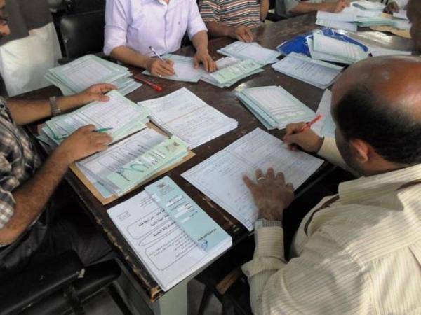 الانتهاء من تصحيح دفاتر التوجيهي