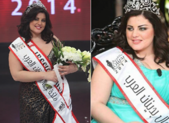 ملكة جمال بدينات العرب تحتفل بزفافها والغريب انها لم تعد تستحق اللقب (صور)