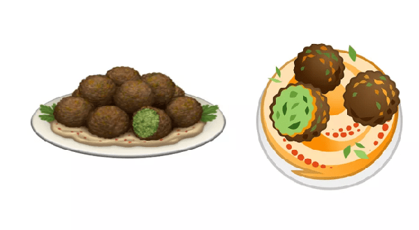 الفلافل قادمة إلى الرموز التعبيرية نهاية العام