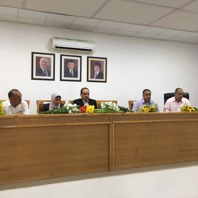 الشحاحدة يضع حجر الاساس لمختبر متبقيات المبيدات في وادي الاردن