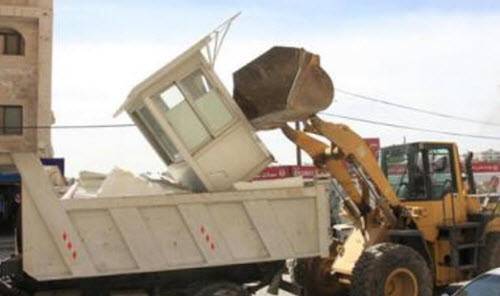 الأمانة تواصل حملات إزالة الاكشاك والبسطات المخالفة