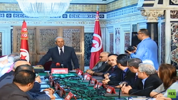 رئيس مجلس النواب التونسي يؤدي اليمين الدستورية قائما بمهام الرئيس