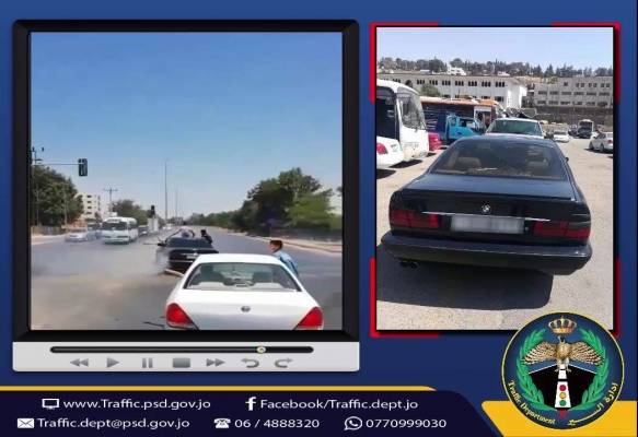 القبض على سائق قاد مركبته بطريقة  استعراضية في ناعور (فيديو)