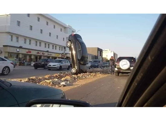 اغرب حادث في الاردن ...صور