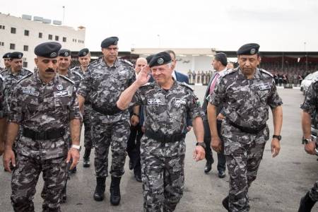 الملك الانسان يشكر الدرك لمشاركته في جنازة عراقية اثارها الصحفي جهاد ابو بيدر