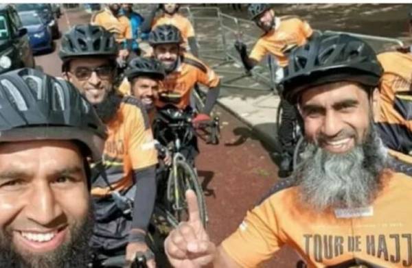 رحلة حج لثمانية مسلمين من لندن إلى مكة بواسطة الدراجات تستغرق 60 يوماً