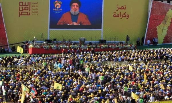 حزب الله يعرض للمرة الأولى مشاهد عن قصف بارجة إسرائيلية في 2006 بصواريخ بحرية.. ونصر الله يتوعد