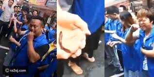 أقسى عقاب من شركة على فشل موظفيها..أجبرتهم على أكل أسماك حية وشرب دماء