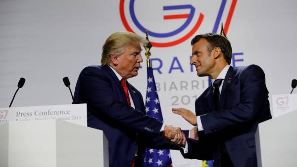 ترمب يثني على ماكرون ولكن.... على حساب زائف باسم ماكرون