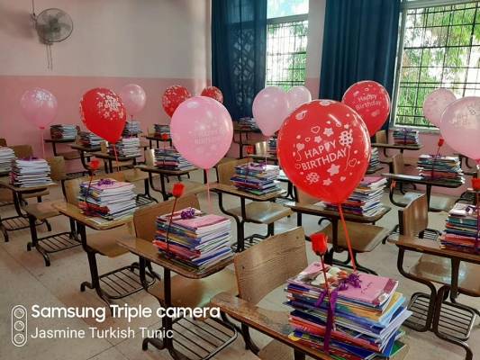 شاهد .. (بالصور) كيف استعدت مدرسة حكومية للعام الدراسي الجديد