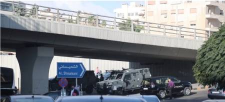 تواجد أمني مكثف للدرك والأمن على الرابع والداخلية قبيل اعتصام المعلمين