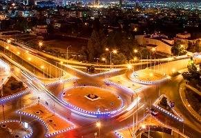 تشغيل الاشارة الضوئية على الدوار الخامس