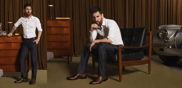 ميسي يقدم علامته التجارية من الملابس (صور)