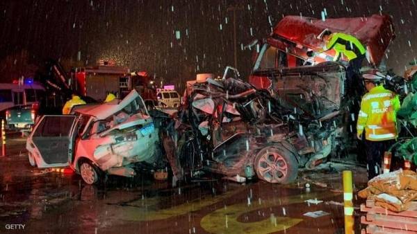 36 قتيلا بحادث سير مروع في الصين