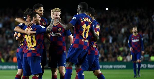 يرشلونة يصعق إشبيلية برباعية بيضاء وينفرد بوصافة بالدوري الاسباني