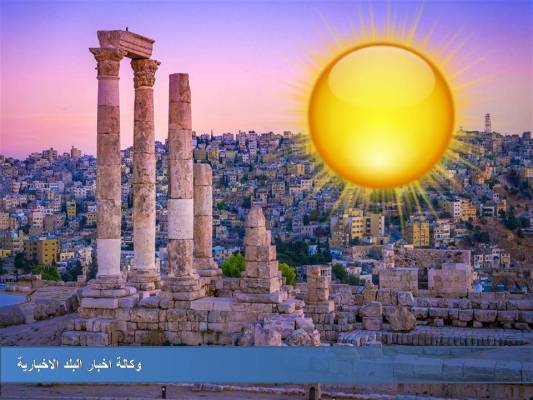 الثلاثاء :طقس حار نسبيا.. وفرصة ضعيفة لزخات مطرية