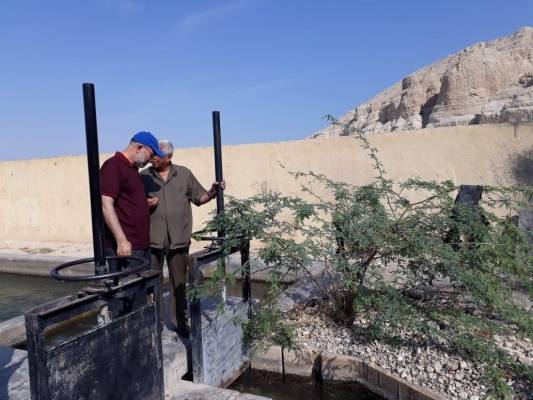 الكوز يتفقد مناطق الاغوار الجنوبية