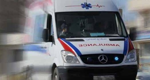 المفرق : اجراء عملية ولادة داخل سيارة اسعاف