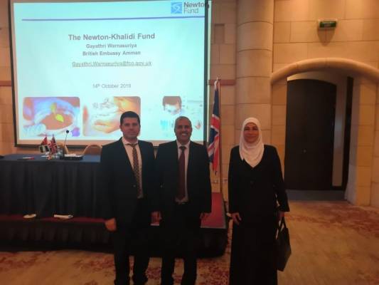 عميد البحث العلمي في جامعة جدارا يشارك في الجولة الثالثة لتقديم مقترحات مشروعات مشتركة بين الصناعة والمؤسسات البحثية