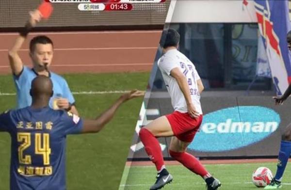 حكم يطرد لاعب بعد 10 ثوان فقط على صافرة البداية (شاهد)