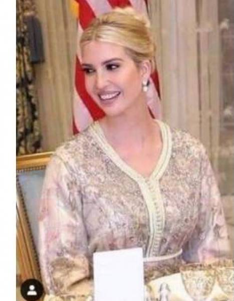 إيفانكا ترامب ترتدي زياً عربياً وترقص على طريقة هذا البلد