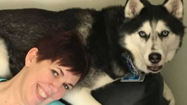 كلب يكشف ورما سرطانيا لدى صاحبته بطريقة غريبة