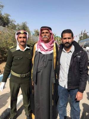 تهنئة من المهندس ذياب الحجاج الى الدكتور لورنس الحجاج