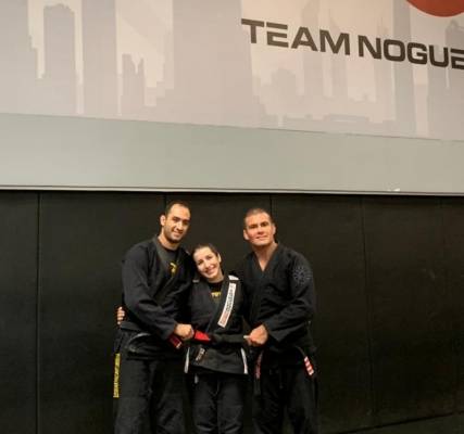 الأردنية قاقيش تنال الحزام الأسود برياضة الجوجيتسو