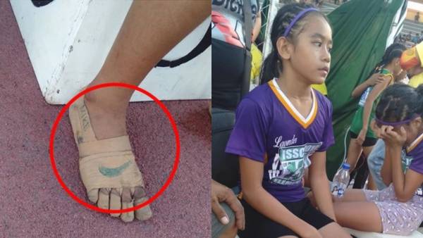 طفلة تشعل مواقع التواصل بإحرازها (3) ذهبيات وهي حافية القدمين