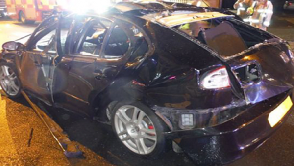 انفجار سيارة بسبب ملطف الجو