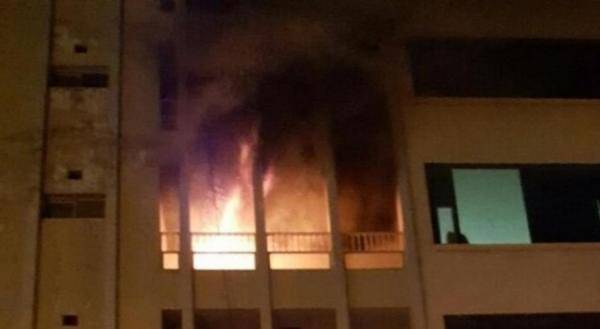 وفاة طفلين بحريق شقة في عمان