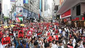 احتجاجات في هونغ كونغ تضامنًا مع مسلمي الأويغور في الصين