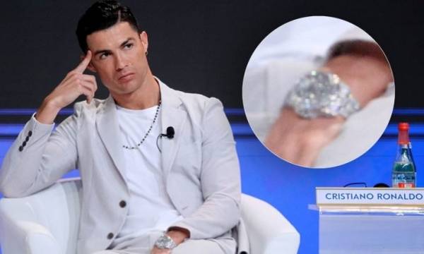 كريستيانو رونالدو يرتدي أغلى ساعة “رولكس” في العالم (تغريدات)