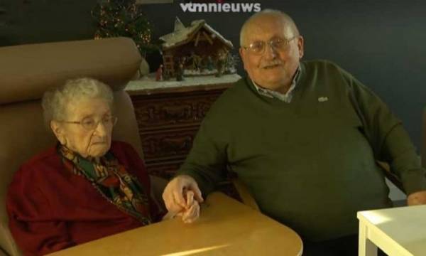 أقدم زوجين في بلجيكا يحتفلان بعيد ميلاديهما الـ100 والـ101