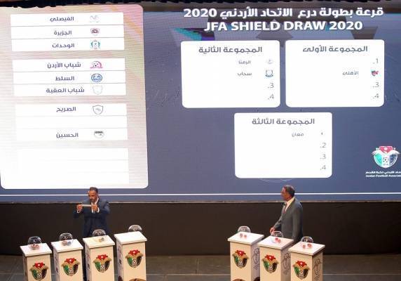 سحب قرعة درع الاتحاد لكرة القدم 2020
